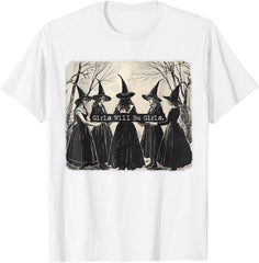 Girl Will Be Girl Funny Witch Halloween Vibes Unisex T-Shirt