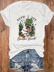 Men'S Oh My I Bought Another Potted Plant Crew Neck Casual TShirt