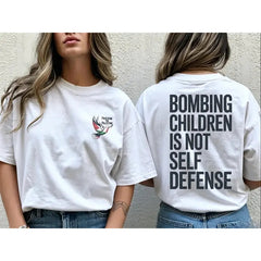 Women's Free Palestine Cotton Graphic Streetwear Tee - Shirts for Women