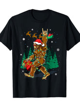 Funny Sasquatch Christmas T-Shirt for Men & Women