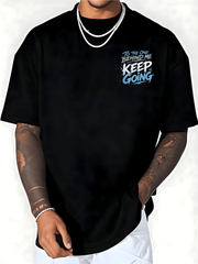 Men's "God Will Never Fail You" Christian Double-sided Graphic T-Shirt