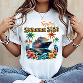Together Bahamas 2026 Cruise Ship Palm Trees Tropical Flowers T-Shirt