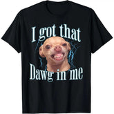 Women's Cotton Crew Neck Shortsleeve Comfortable Casual T-Shirt - Soft Wash, Wide Spectrum Sizes, Natural Elegant Chihuahua Funny Meme Print Style Clothes, Stripes/Plaid, Graphic, Pull On, Sports, Top, Tshirt, Lady, Machine Washable, Short Sleeve, Tops, R