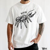 Boop the Tarantula Shirt, Funny Spider Lover T-Shirt, Arachnid Graphic Tee, Gothic Nature Halloween Shirt, Funny Entomology Gift