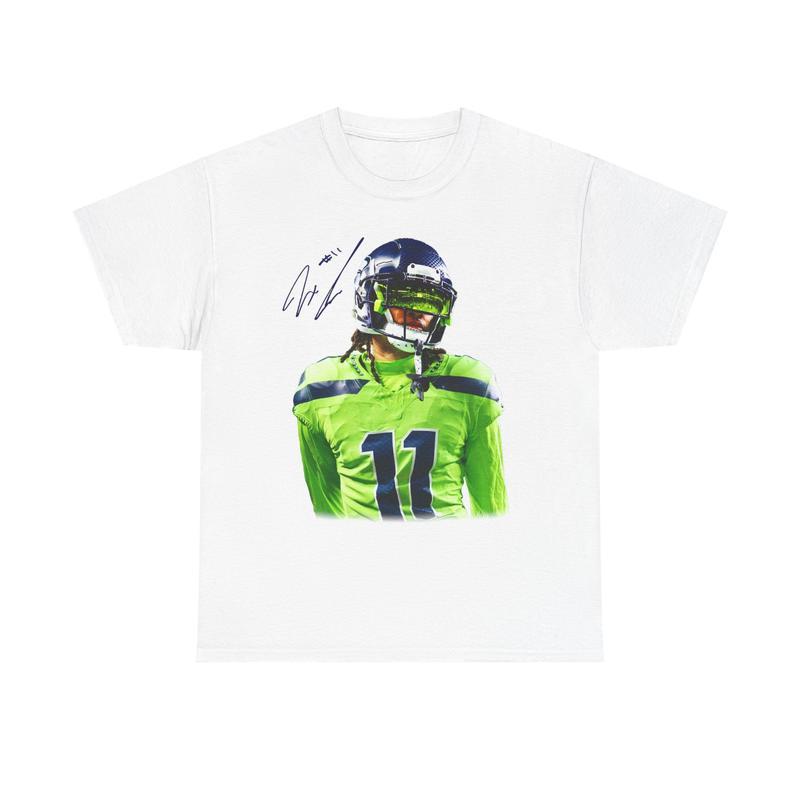 JSN TeeJaxson Smith-Njigba Tee Adult Sizing Size Up One Size For Oversize Fit 100% Cotton