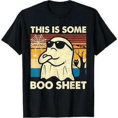 This is Some Boo Sheet Ghost Retro Funny Halloween Men Women T-Shirt