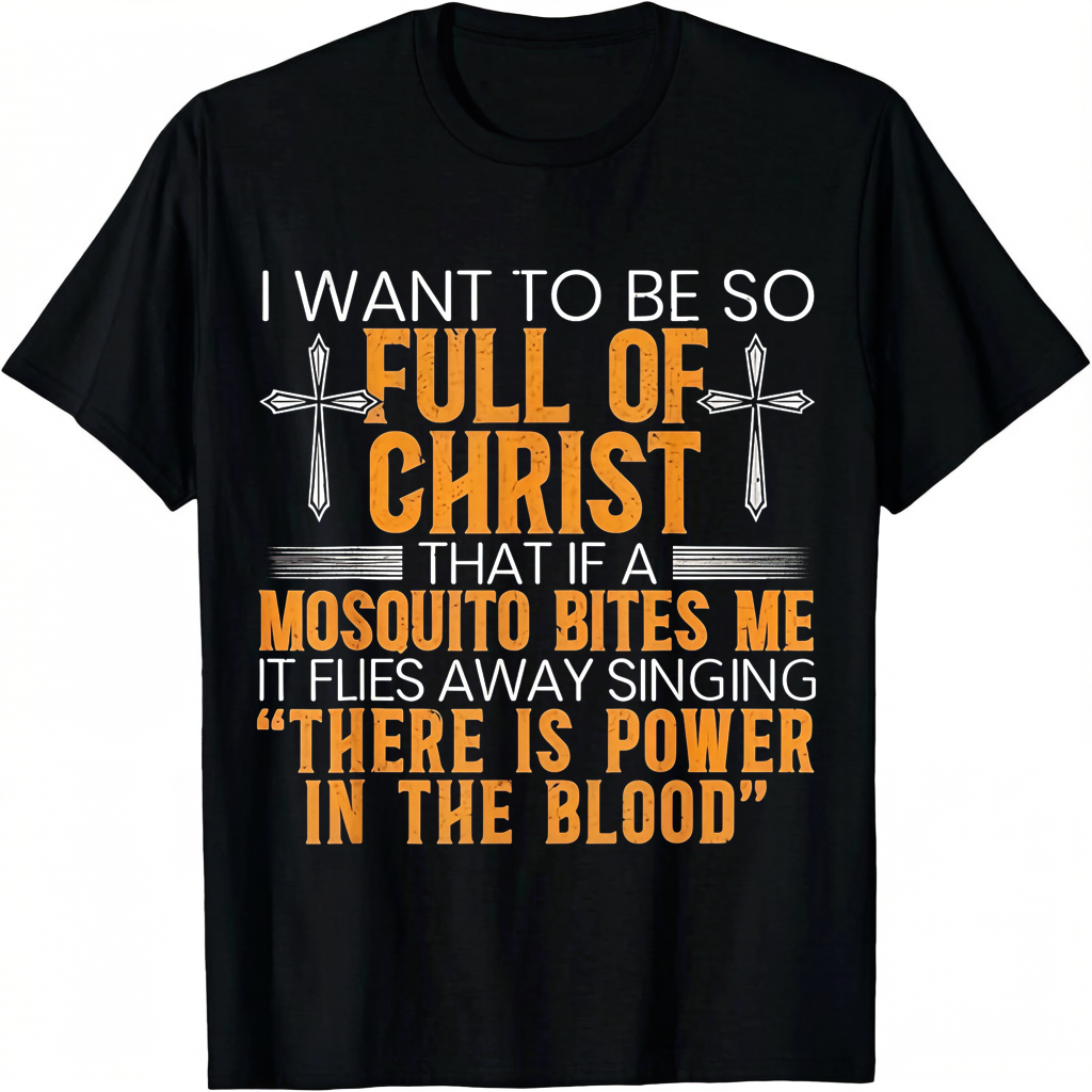 Servant of God Christian Faith Graphic T-Shirt Funny Religious Believer Tee
