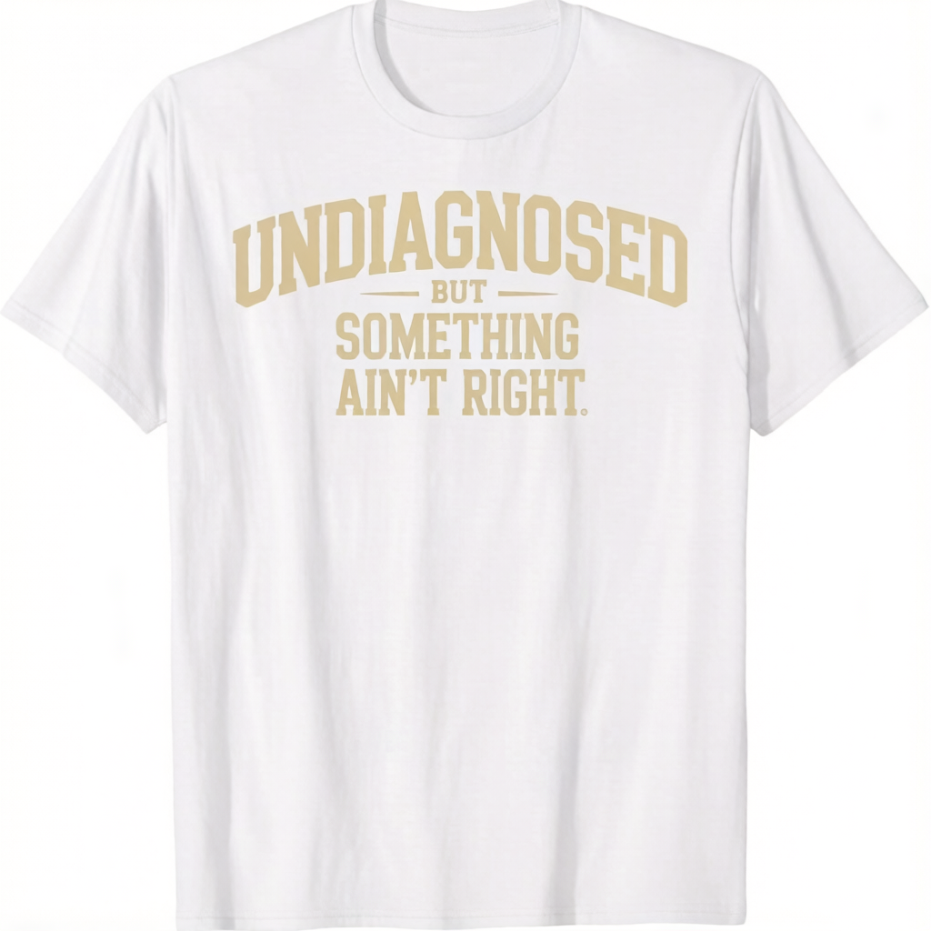 Undiagnosed But Something Ain't Right Funny Saying T-Shirt