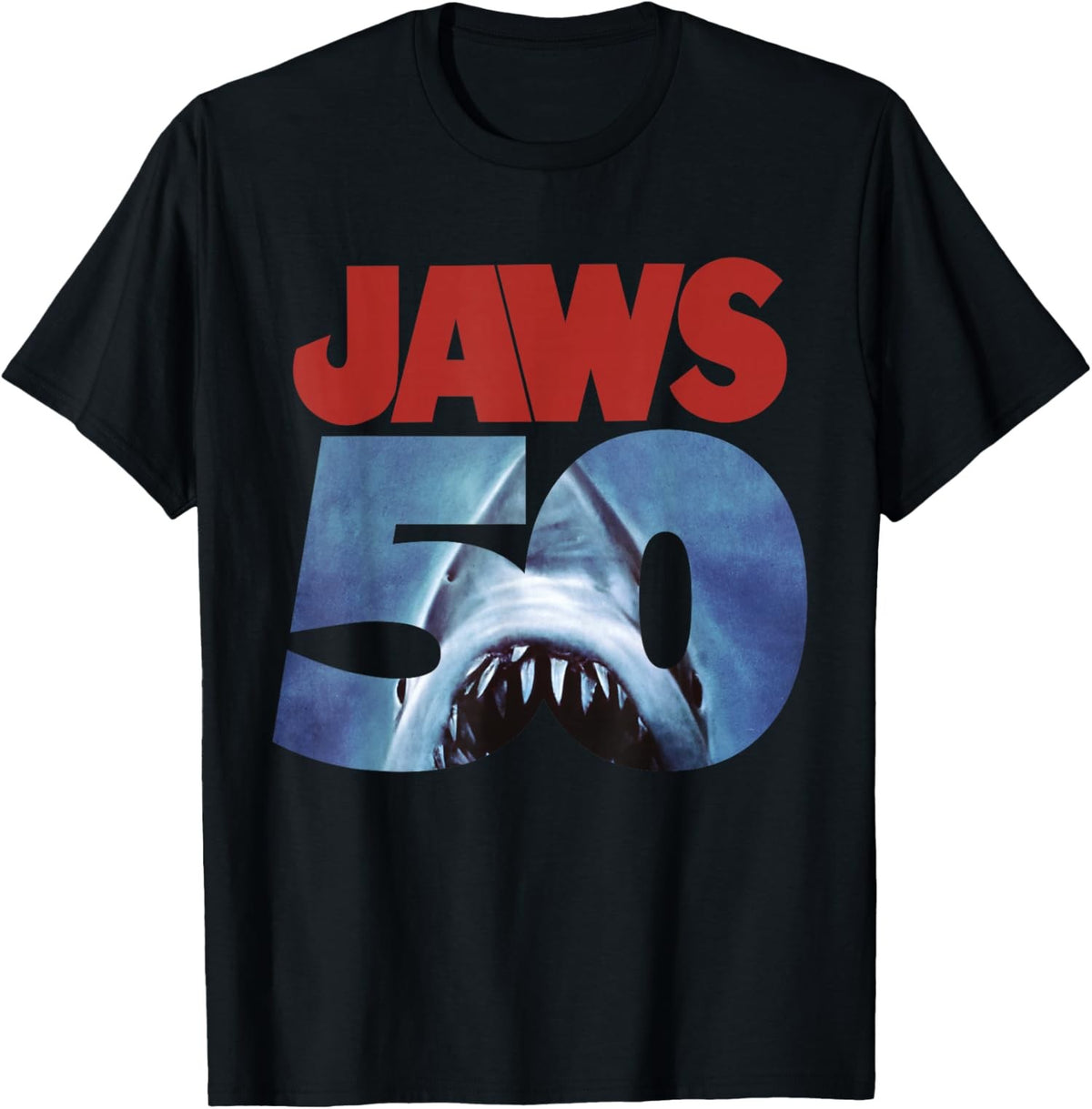 Jaws 50th Anniversary Movie Gift Retro Movie Fans Unisex T-Shirt