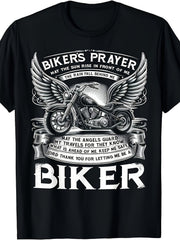 Vintage Motorcycle Rider Prayer Tshirt