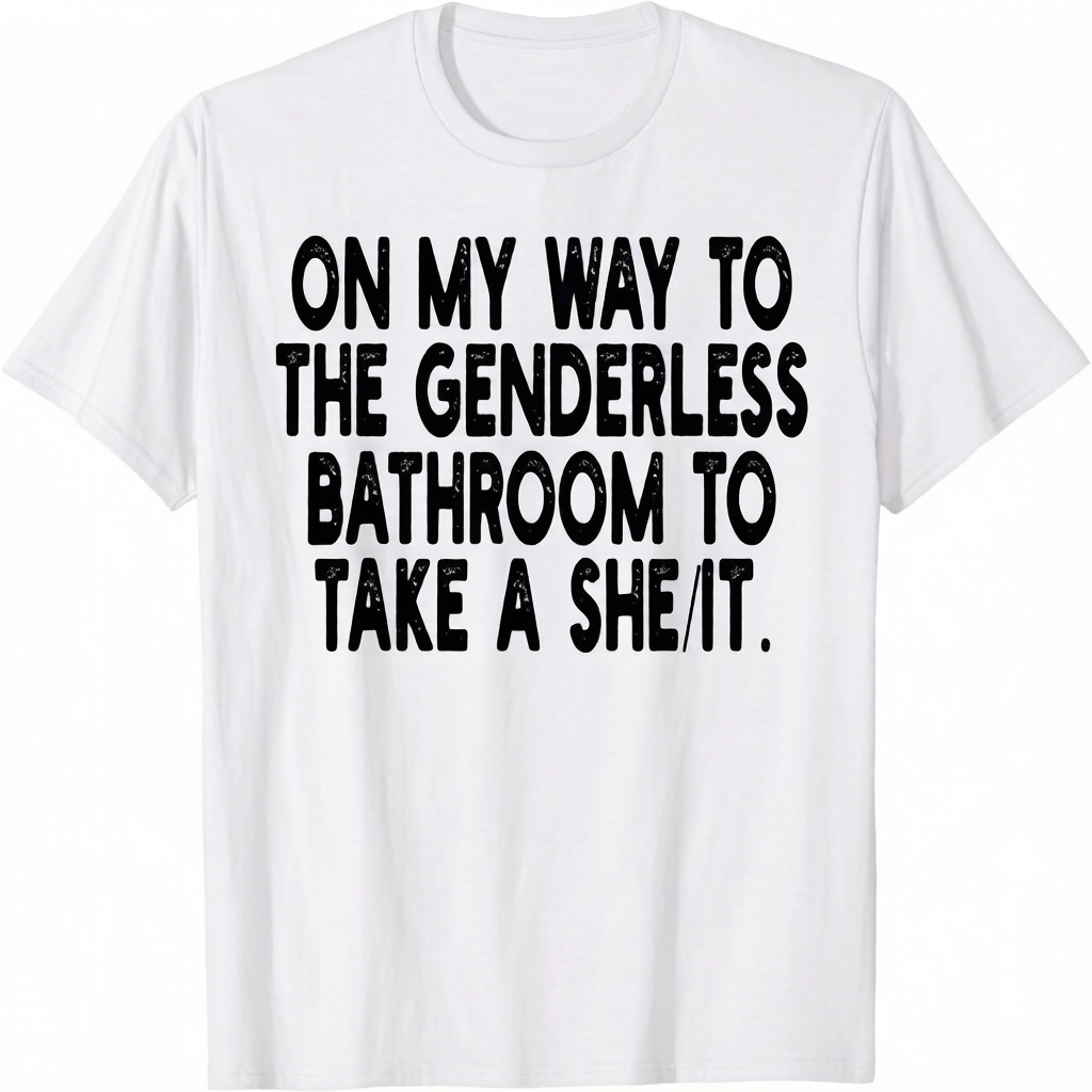 On My Way To The Genderless Bathroom To Take Unisex T-Shirt