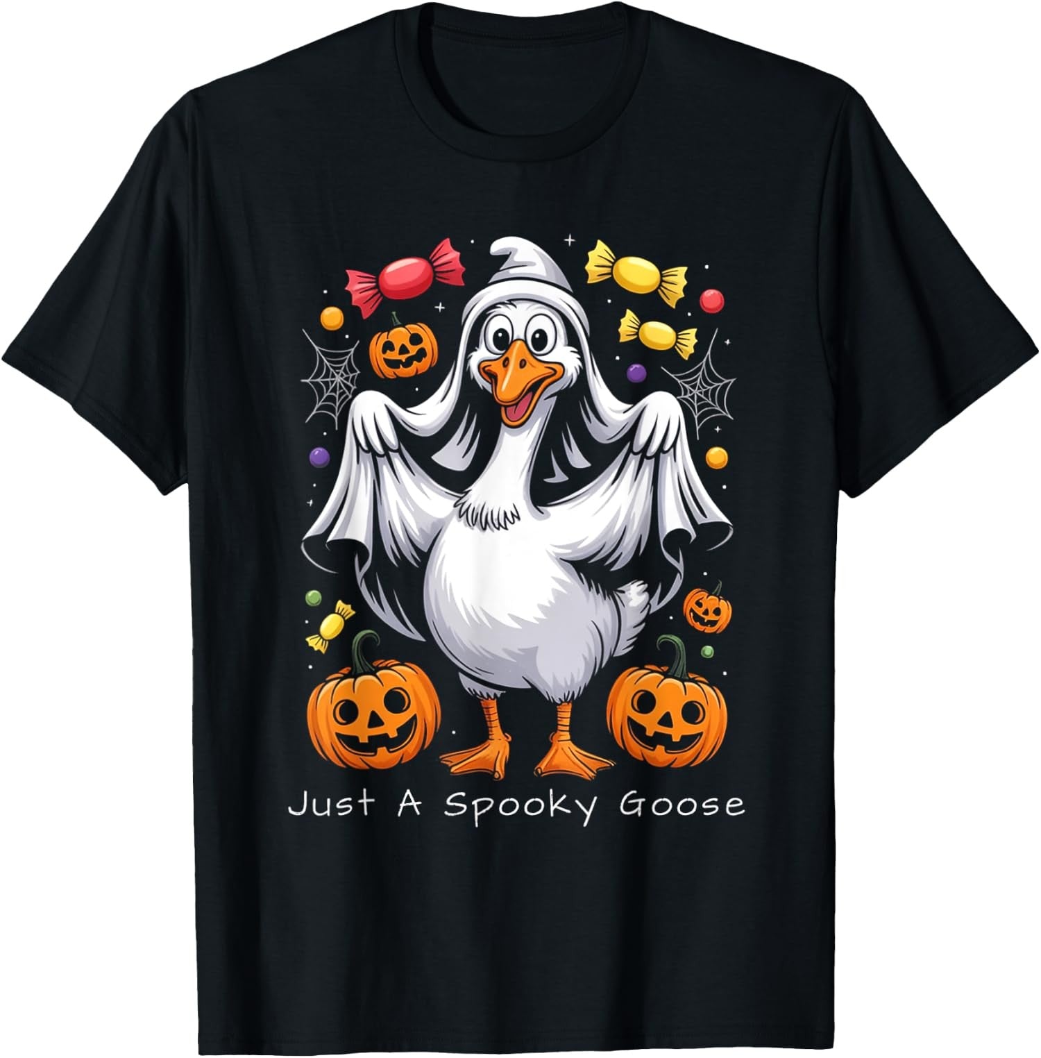 Goose Halloween Silly Goose Funny Halloween Funny Unisex T-Shirt