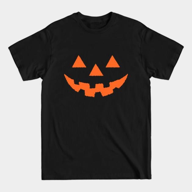 Pumpkin Face ORANGE Halloween Costume TShirt Printed Tee