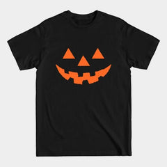Pumpkin Face ORANGE Halloween Costume TShirt Printed Tee