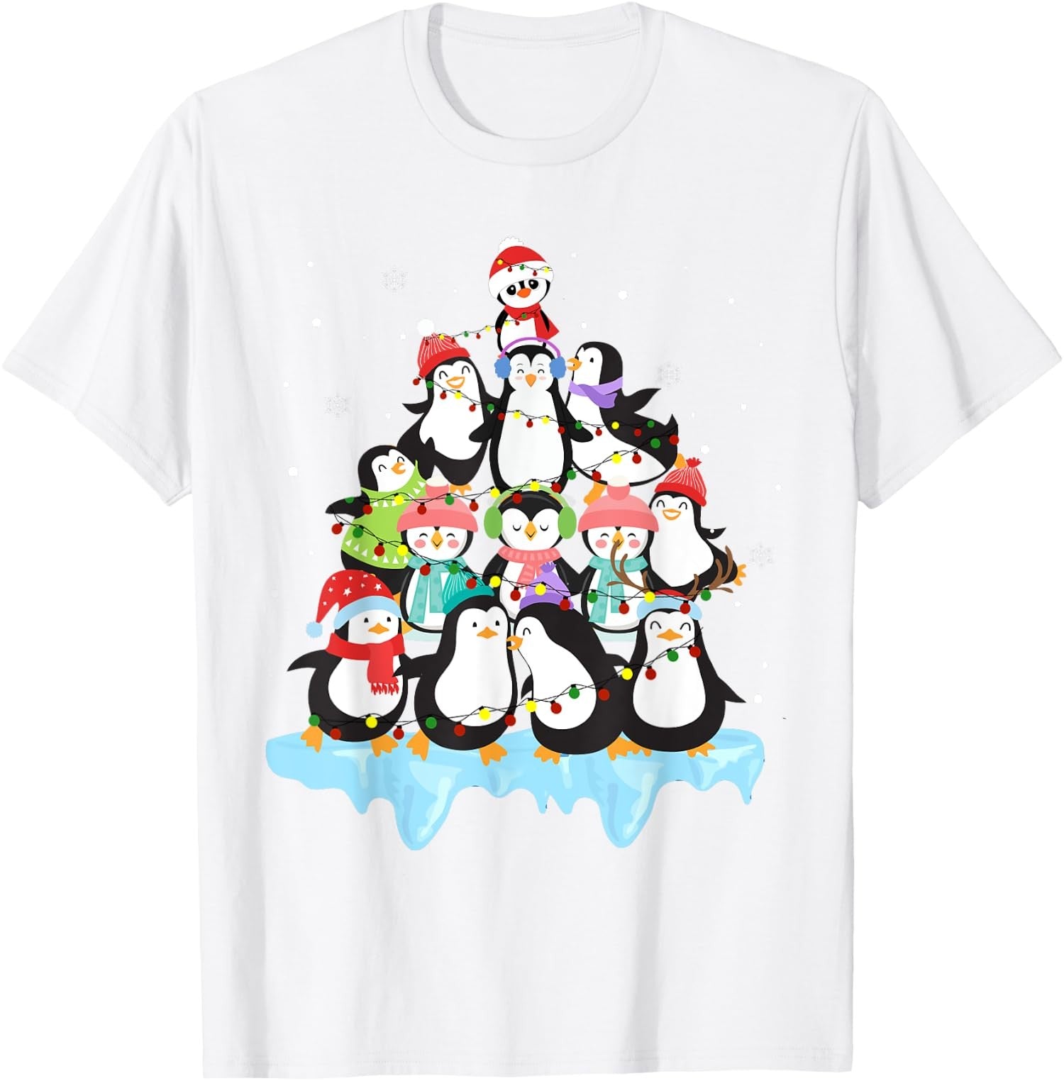 Penguin Christmas Tree Penguin Lover Xmas Cute Lover Unisex T-Shirt