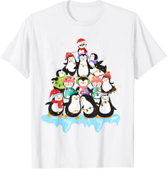Penguin Christmas Tree Penguin Lover Xmas Cute Lover Unisex T-Shirt