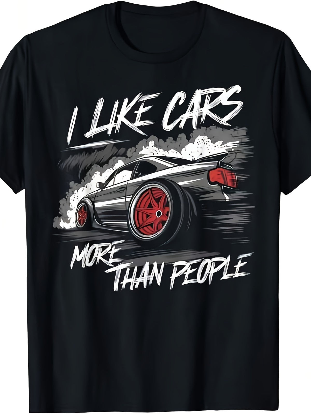 I Like Cars More T People Funny Car Enthusiast Cars Lover T Shirt