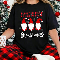 Merry Christmas Santa Claus T-Shirt Buffalo Plaid Merry Christmas Shirts Merry Christmas Christmas Shirt Christmas