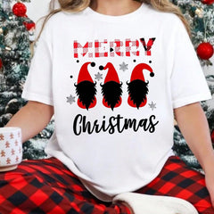 Merry Christmas Santa Claus T-Shirt Buffalo Plaid Merry Christmas Shirts Merry Christmas Christmas Shirt Christmas