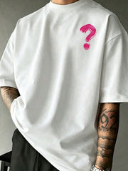 What If It All Works Out Text Print, Summer Daily Wear, Mens Clothes Ropa