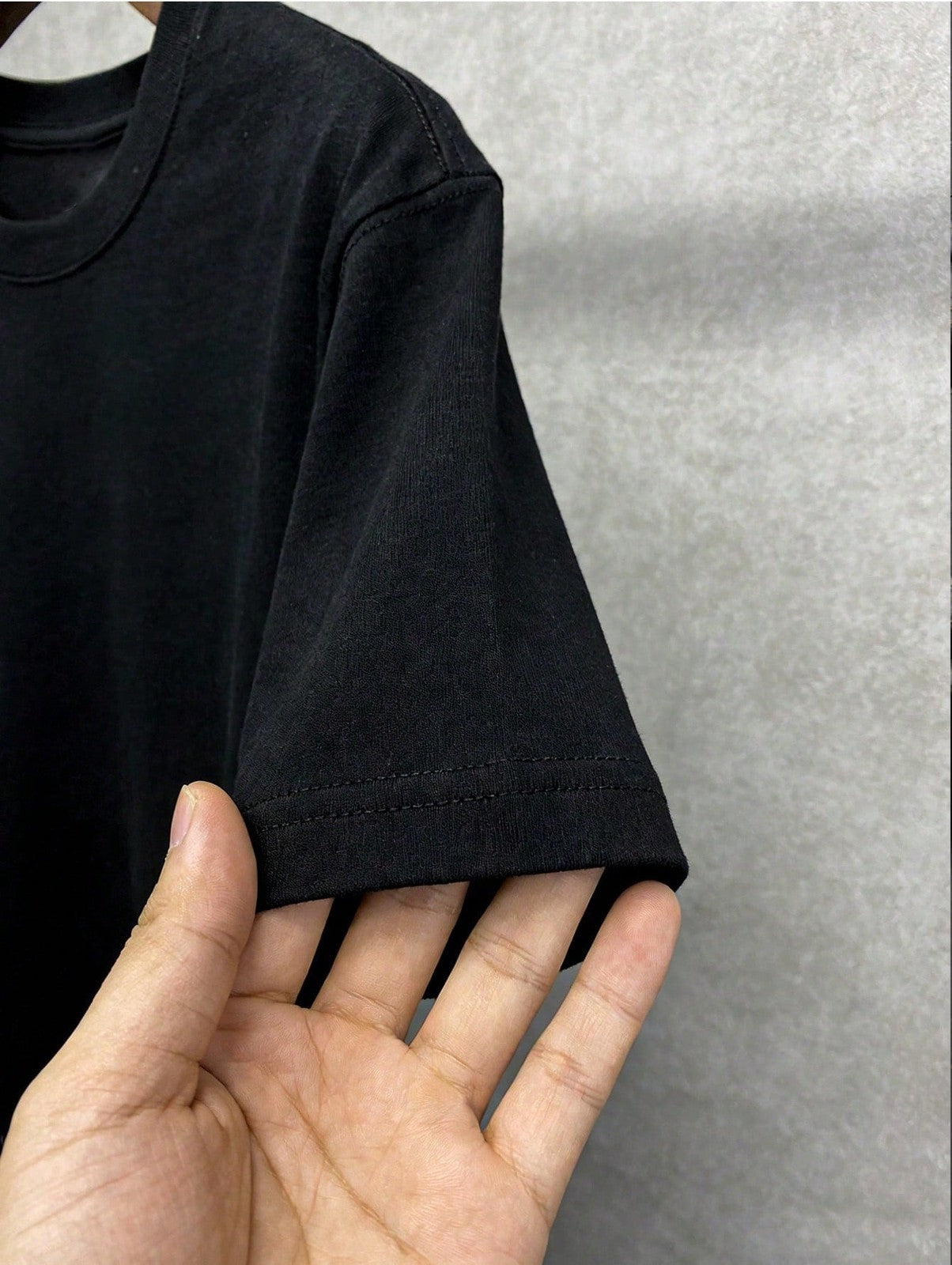 1pc Men' S Gaming Skeleton Print Black TShirt, Crew Neck, Casual Cotton Tee