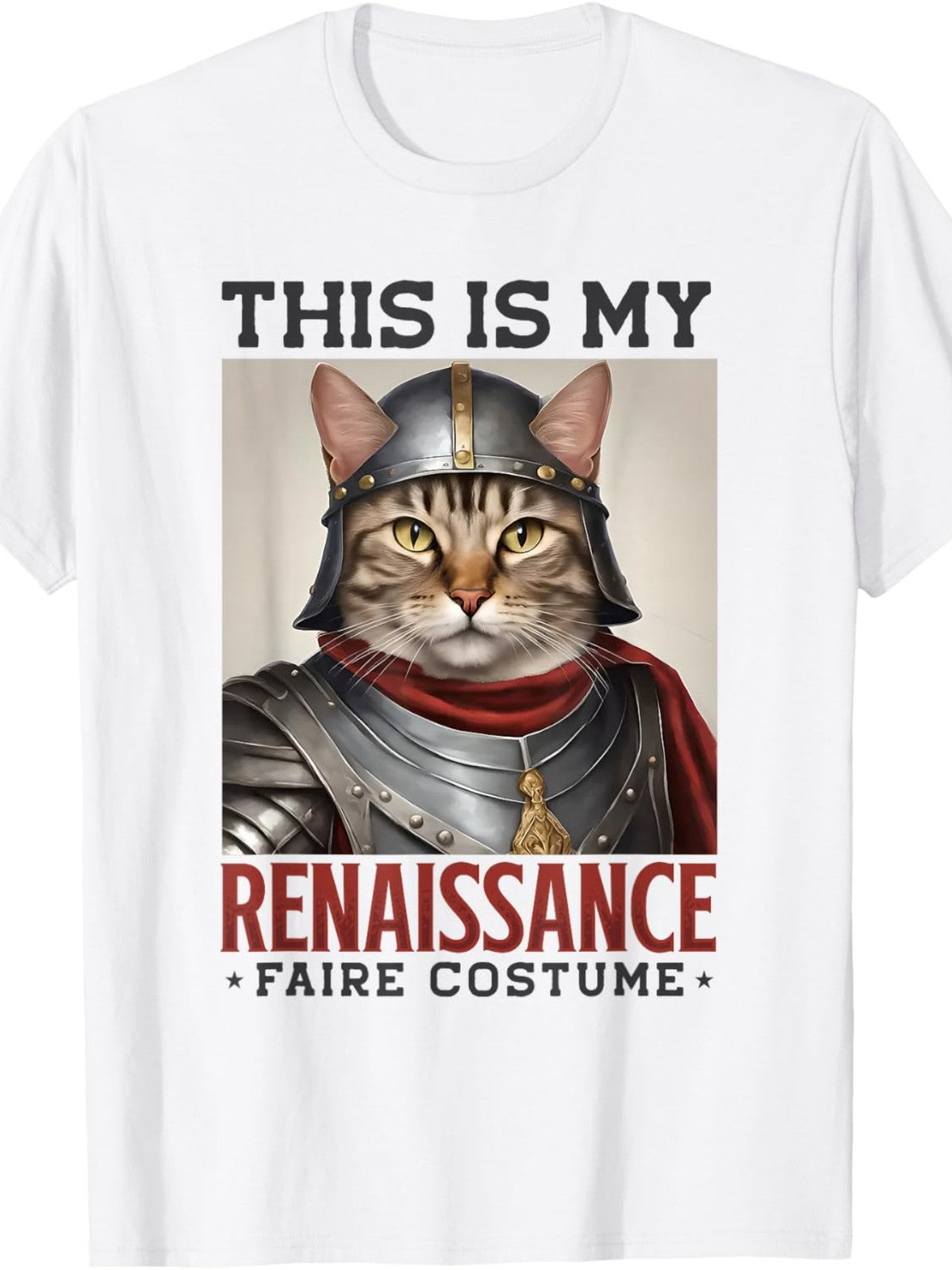 This Is My Renaissance Faire Costume Ren Faire Cat T-Shirt