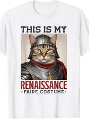 This Is My Renaissance Faire Costume Ren Faire Cat T-Shirt