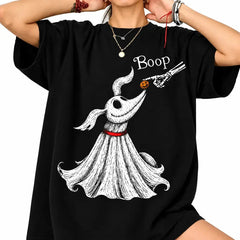 Boop Ghost Skeleton Hand Funny T-Shirt,  Halloween Trip Tee, Nightmare Before