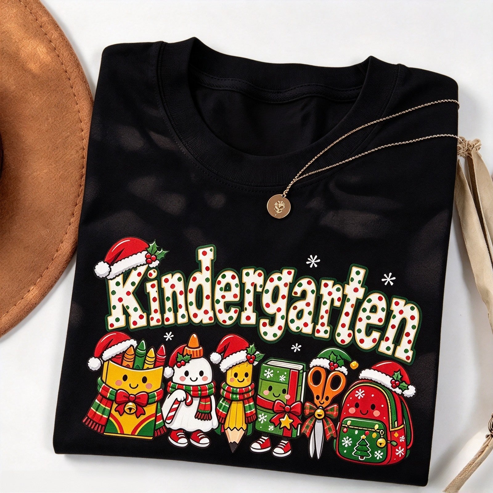 Christmas Teacher Shirt, Cute Pencil Holiday T-Shirt, Festive Classroom Teacher