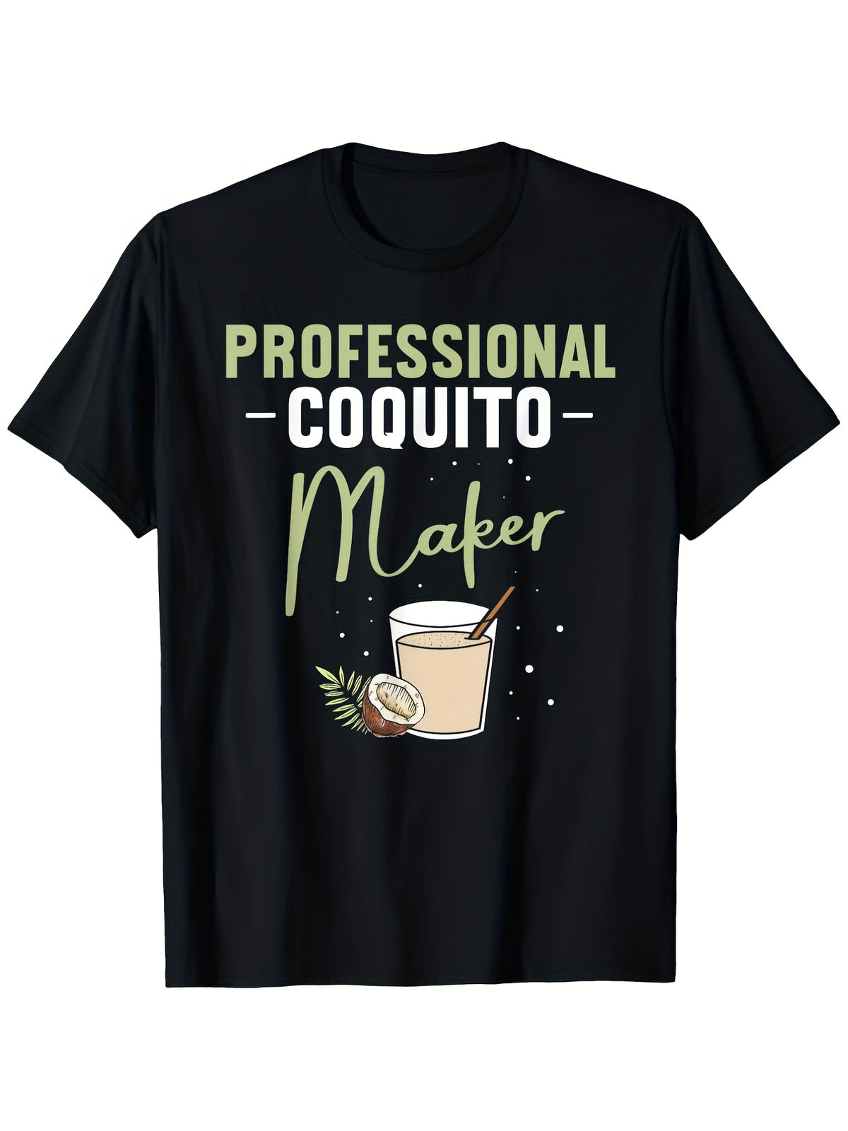 Men's Puerto Rican Coquito Maker Christmas T-Shirt