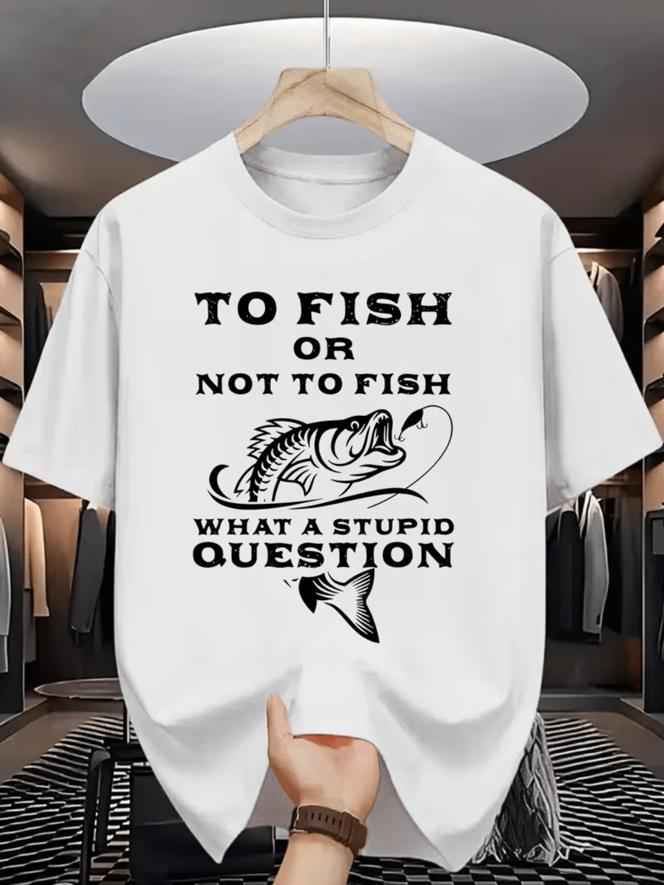 Fishing-Themed T-Shirt