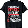 Correctional Officer Husband Corrections CO T-Shirt