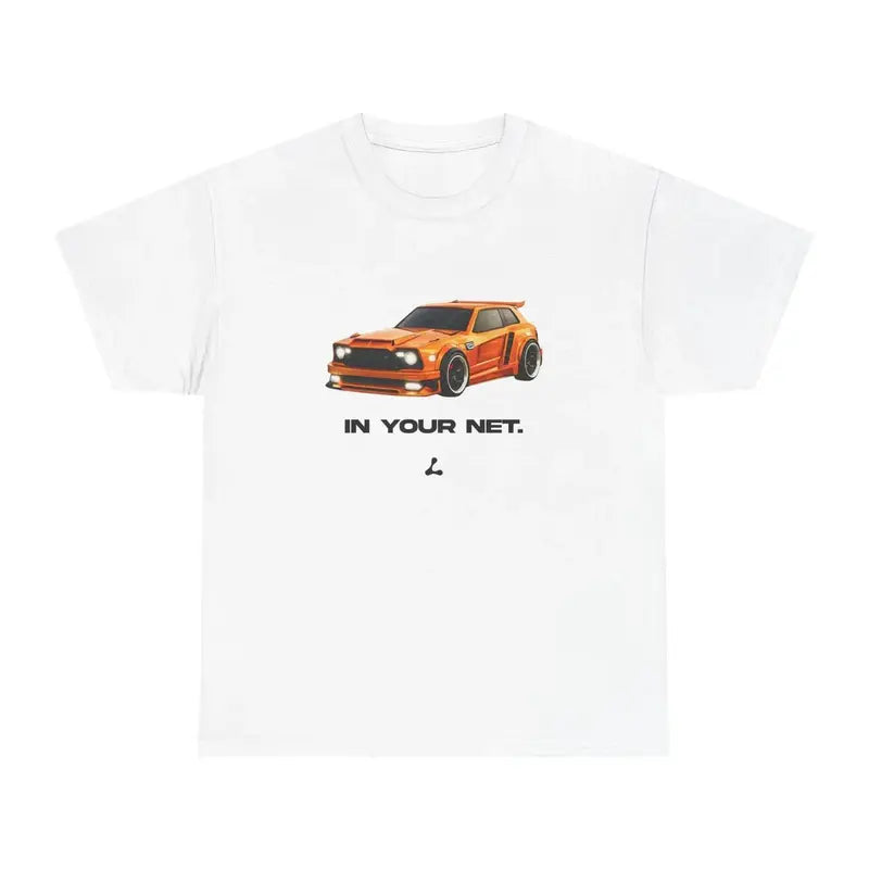 In Your Net Funny Quote Print Short Sleeve Tee Unisex Crew Neck Casual Top