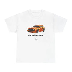 In Your Net Funny Quote Print Short Sleeve Tee Unisex Crew Neck Casual Top