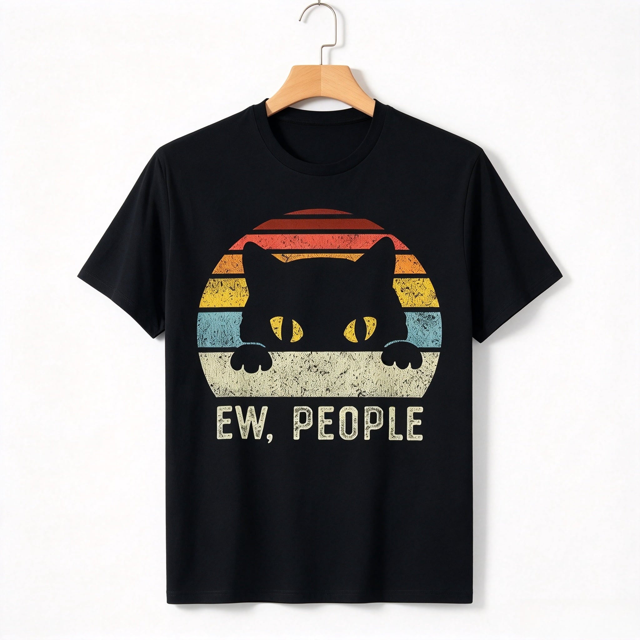Ew People Graphic Crew Neck Tee Unisex Anti Social Introvert Short Sleeve Top