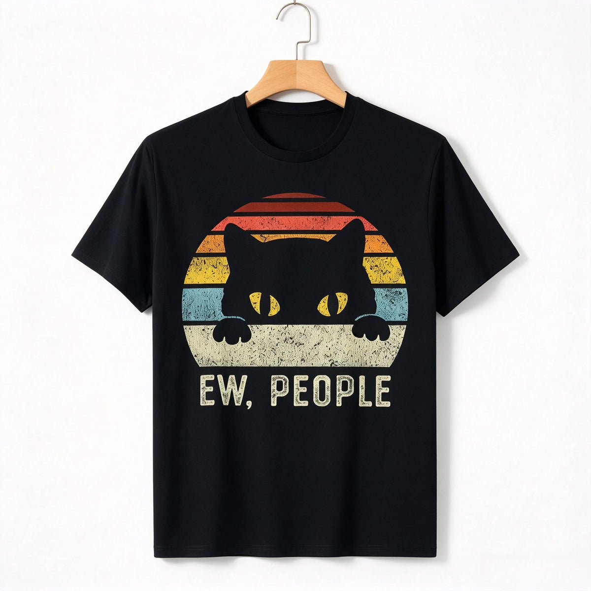 Ew People Graphic Crew Neck Tee Unisex Anti Social Introvert Short Sleeve Top