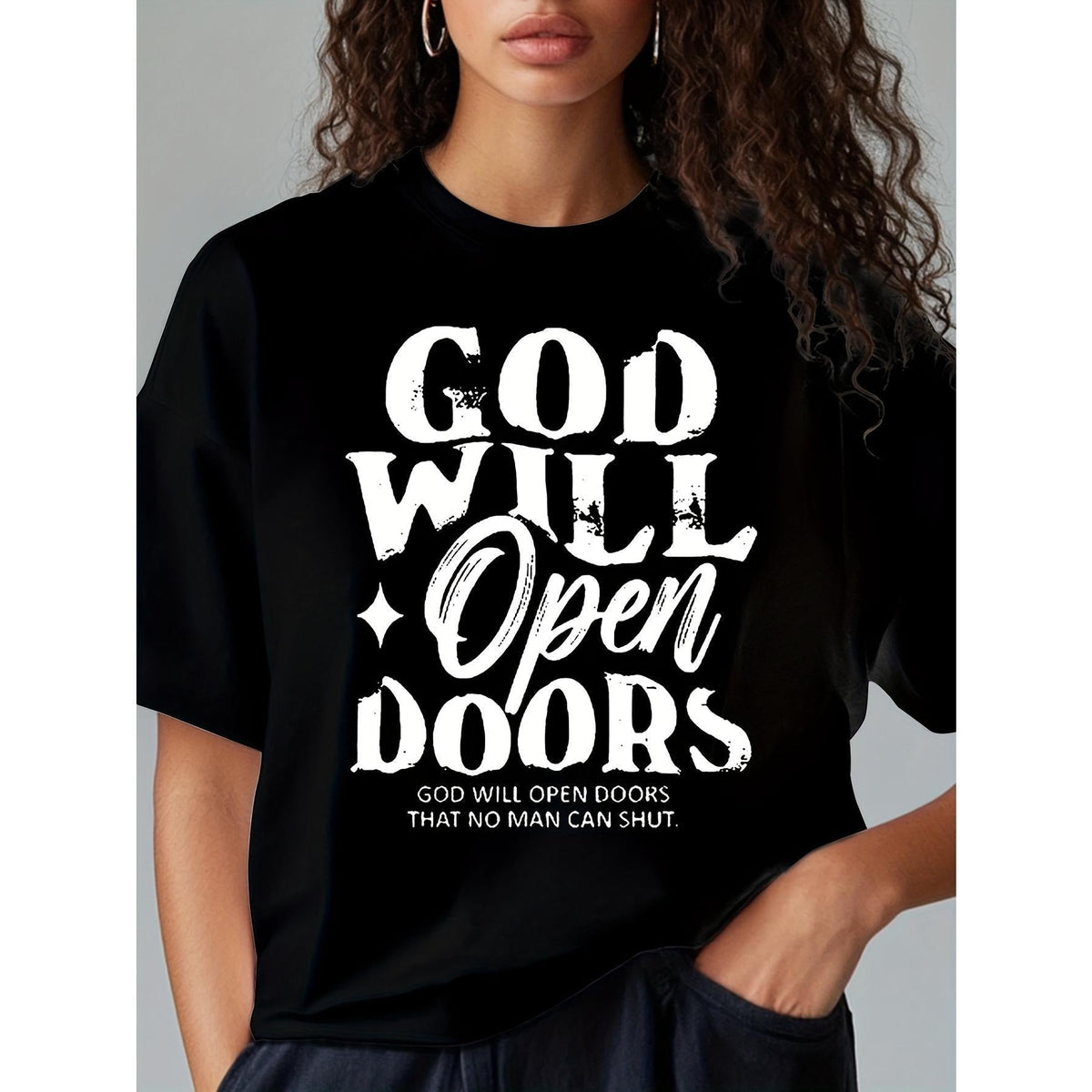 Multiple Colors Available Loose Fit T-Shirt - God's Grace Print - 100% Cotton Tee - Perfect for Gospel Meetings Or Church Services/ Choir/ Evangelistic Meeting/ Gospel Summer Camp/ Good Friday/ Easter/ Pentecost/ American Processing
