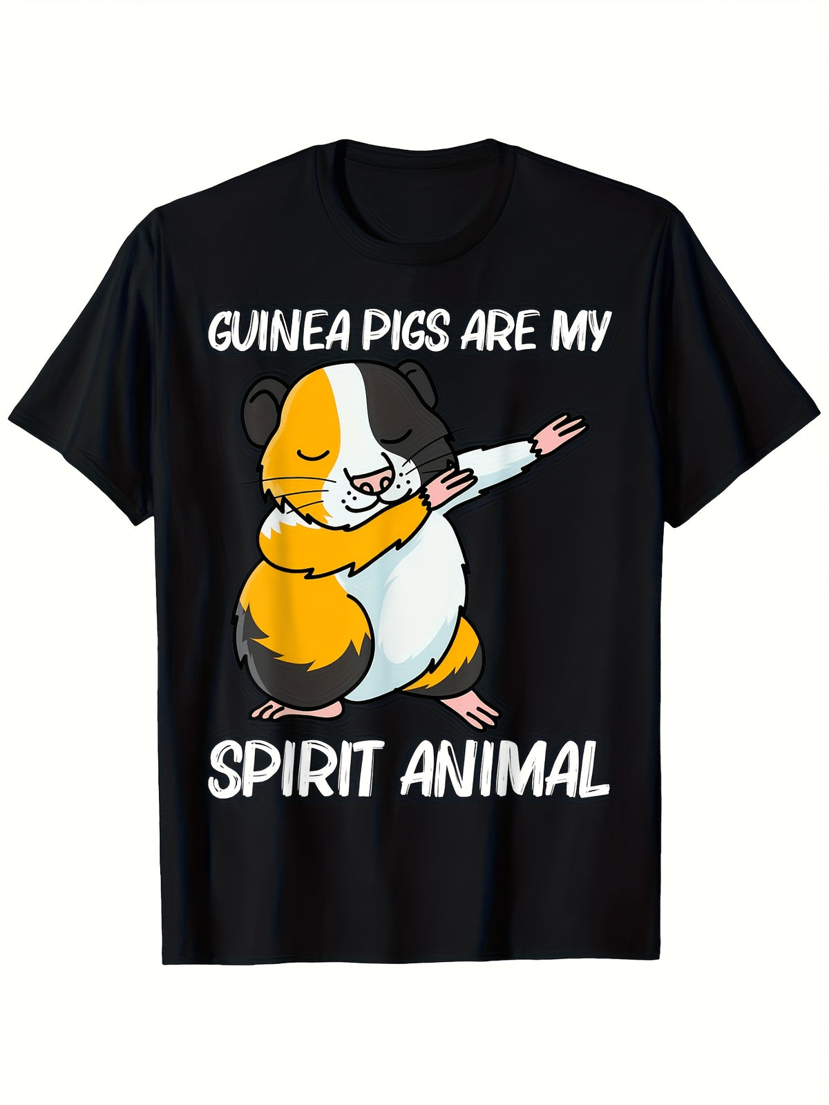 Guinea Pig Lovers TShirt Cute Spirit Animal Graphic Tee with Guinea Pigs Are My Spirit Animal Slogan