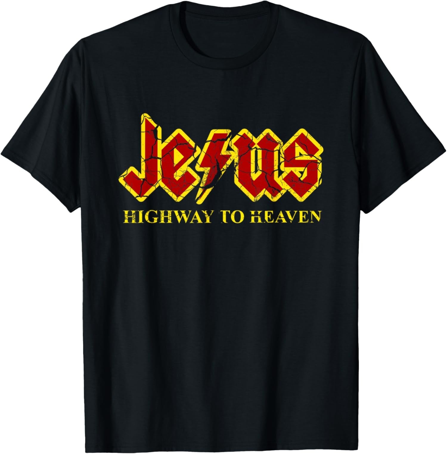 Jesus Highway To Heaven Funny Christian Lovers Unisex T-Shirt